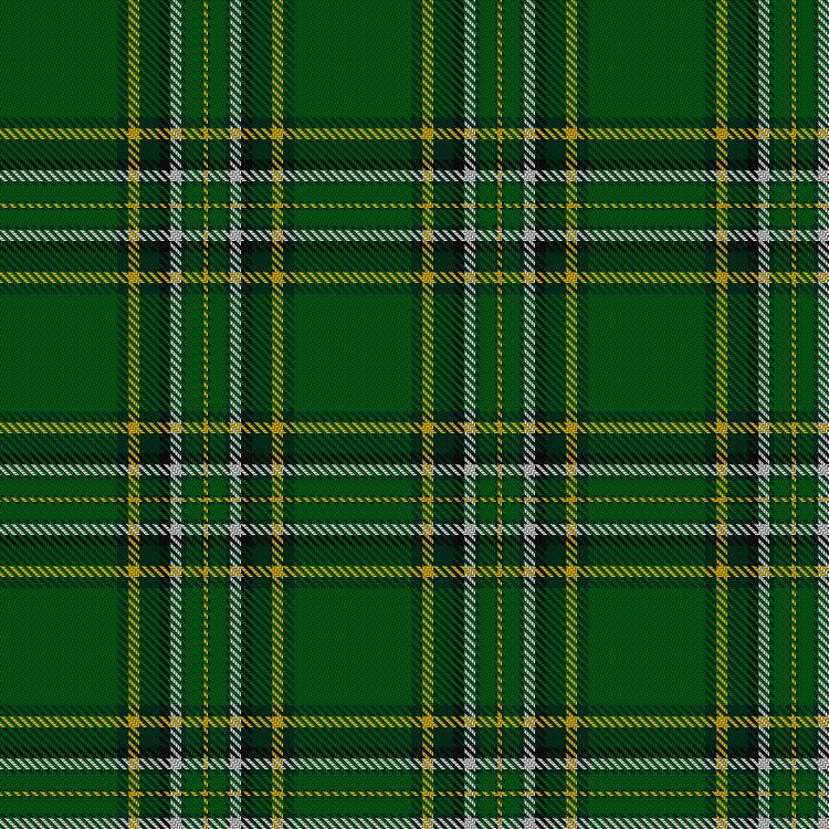 Tartan image: Irish National. Click on this image to see a more detailed version.