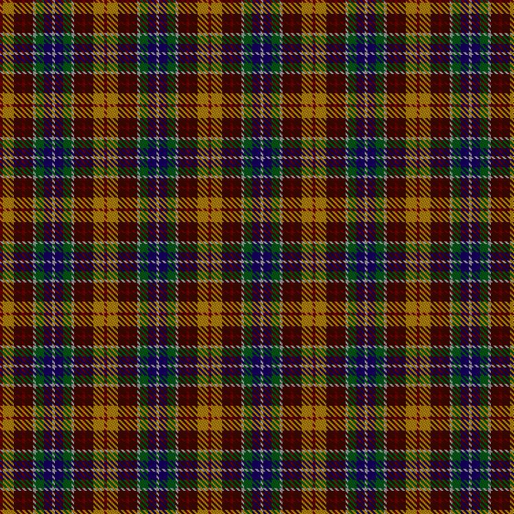 Tartan image: Isle of Arran (Personal). Click on this image to see a more detailed version.