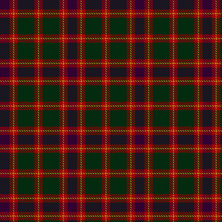 Tartan image: Logan - 1819 (with Yellow). Click on this image to see a more detailed version.