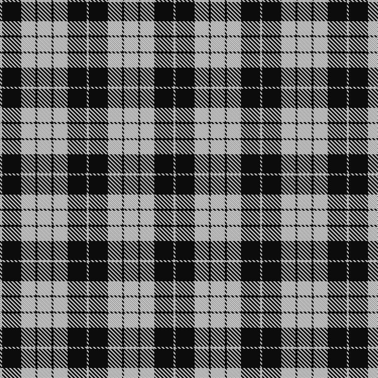 Tartan image: MacLeod – 1906 (Black & White). Click on this image to see a more detailed version.