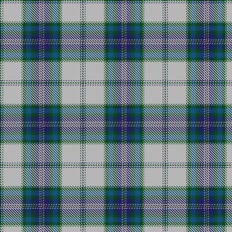 Tartan image: Borderland Dress (Estimated threadcount). Click on this image to see a more detailed version.