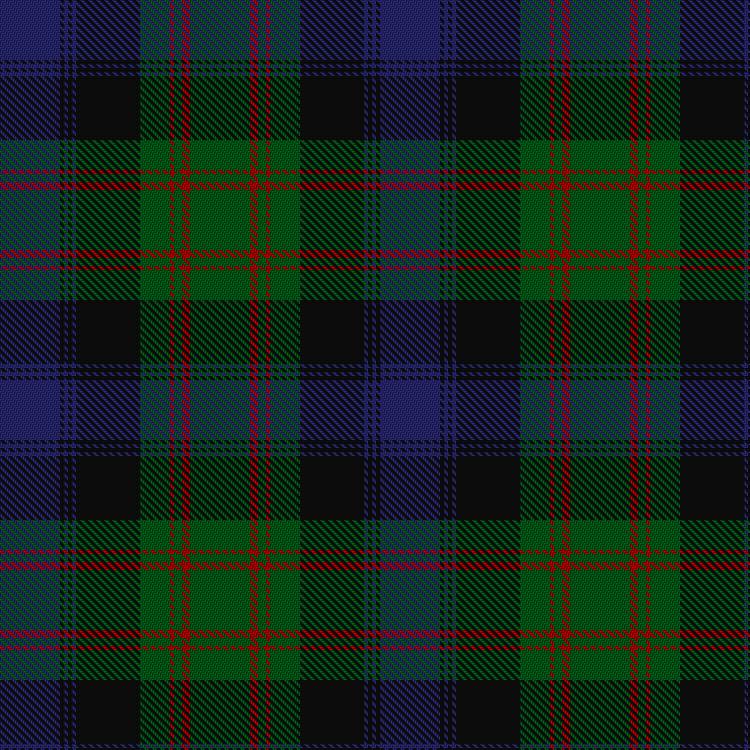 Tartan image: Scottish Tourist Board (1981). Click on this image to see a more detailed version.