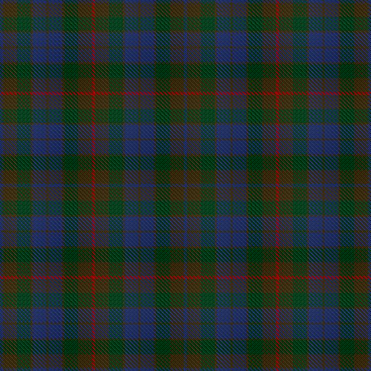 Tartan image: Buchanan Hunting (Official). Click on this image to see a more detailed version.