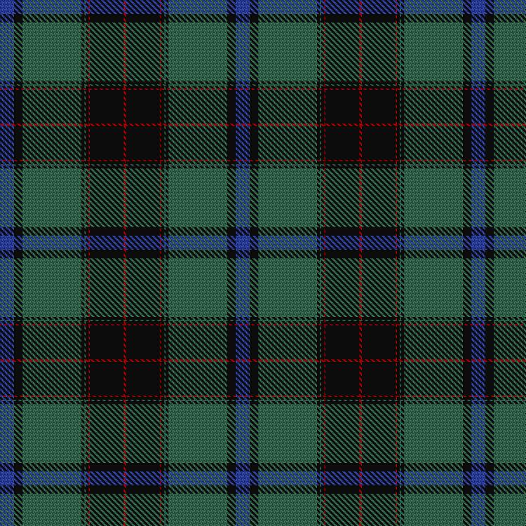 Tartan image: Black Thistle. Click on this image to see a more detailed version.
