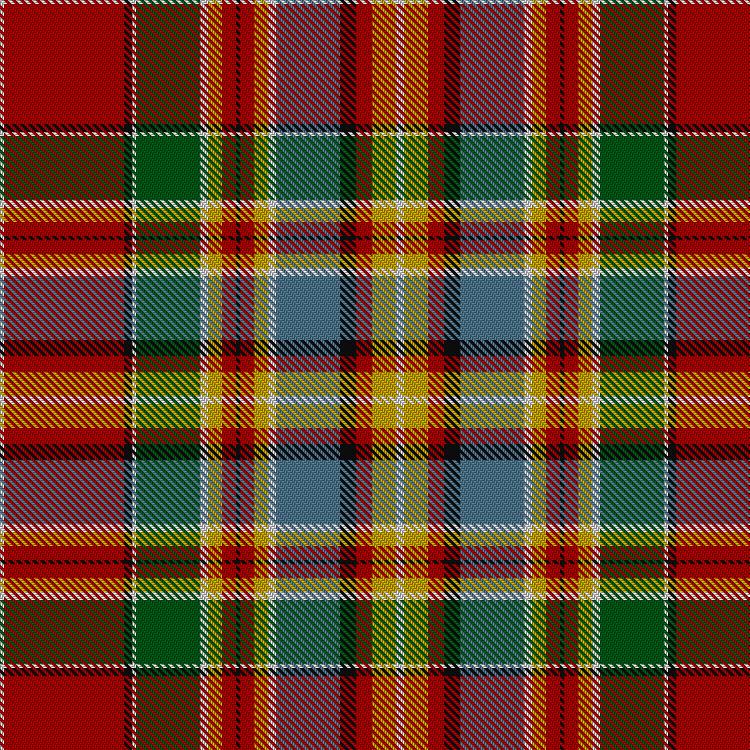 Tartan image: Chattan, Chief of Clan. Click on this image to see a more detailed version.