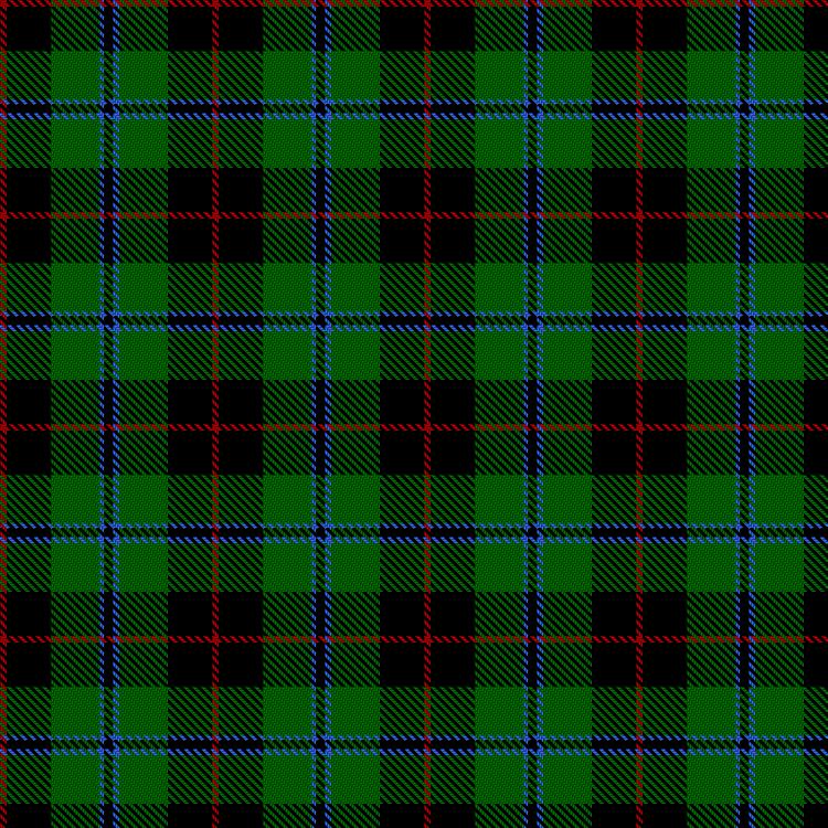 Tartan image: Douglas, Black. Click on this image to see a more detailed version.