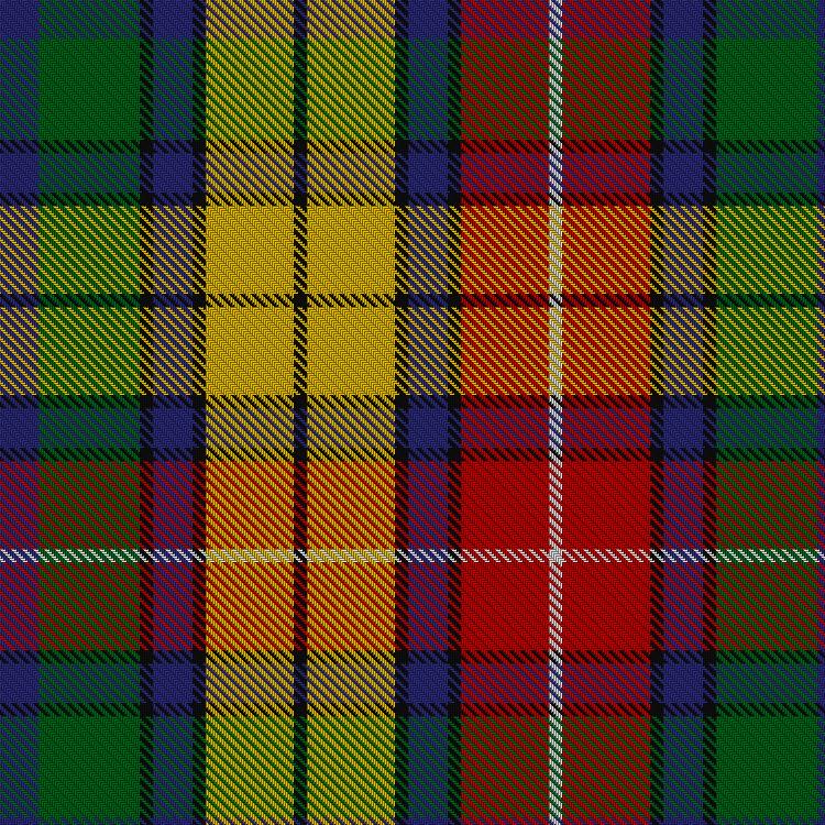 Tartan image: Buchanan – 1850 (Official)